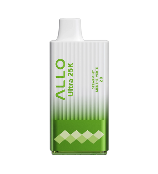 ALLO ULTRA 25K - Spearmint Disposable Vape 20mg - Vapely - Buy Vape Online Canada