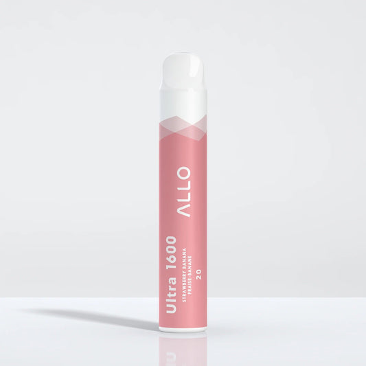 ALLO ULTRA 1600 - Strawberry Banana Disposable Vape 20mg - Vapely - Buy Vape Online Canada