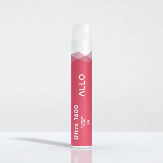 ALLO ULTRA 1600 - Strawberry Disposable Vape 20mg - Vapely - Buy Vape Online Canada