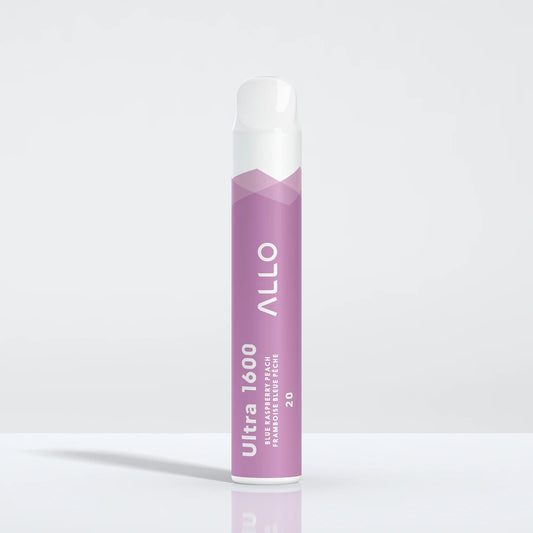 ALLO ULTRA 1600 - Blue Raspberry Peach Disposable Vape 20mg - Vapely - Buy Vape Online Canada