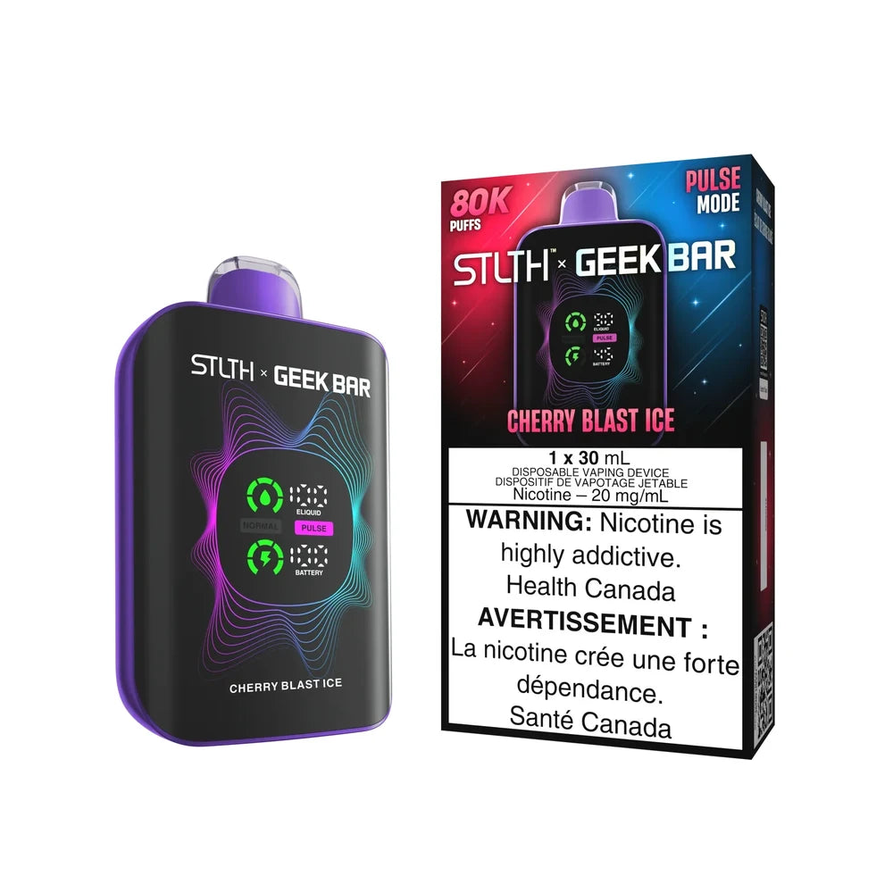 disposable vape with most puffs STLTH x GEEK BAR 80K Cherry Blast Ice 80000 4in1 White Peach Raspberry Geek Variation:Peach Strawberry