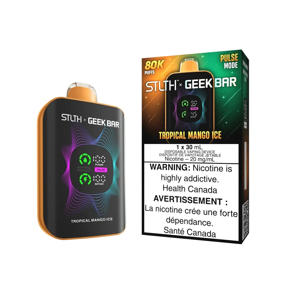 tropical geek bar flavors STLTH x 80K Mango Ice 20mg Vape FLAVOR-:Tobacco > 20000 Puffs what flavor geek bar