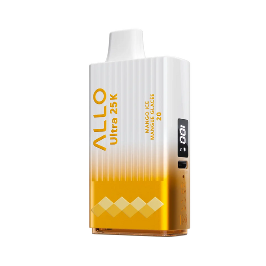ALLO Ultra 25K - Mango Ice Disposable Vape - Rechargeable 50mg - Vapely - Buy Vape Online Canada