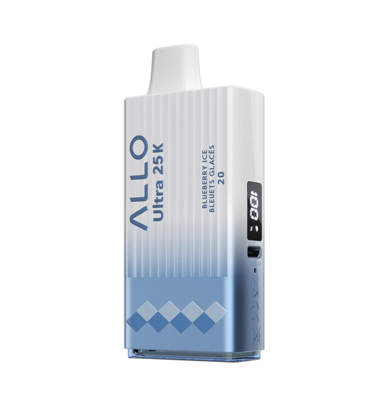 ALLO ULTRA 25K - Blueberry Ice Disposable Vape 20mg - Vapely  - Buy Vape Online Canada