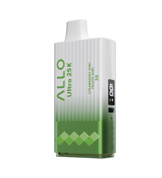 ALLO ULTRA 25K - Strawberry Kiwi Disposable Vape 20mg - Vapely  - Buy Vape Online Canada