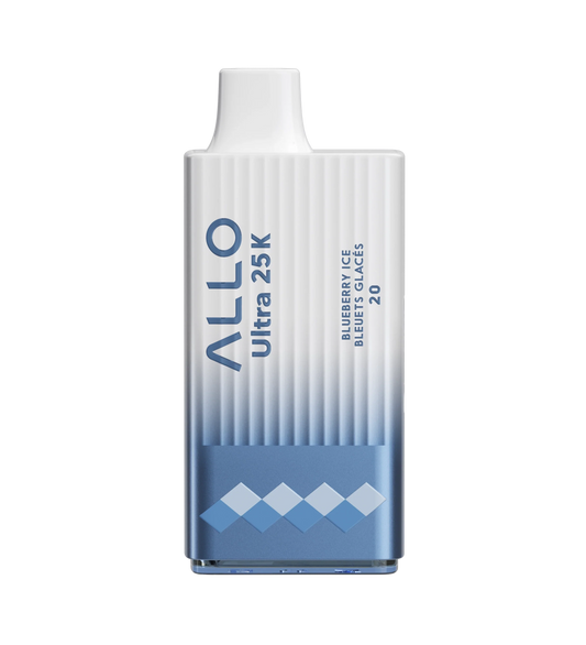 ALLO ULTRA 25K - Blueberry Ice Disposable Vape 20mg - Vapely  - Buy Vape Online Canada