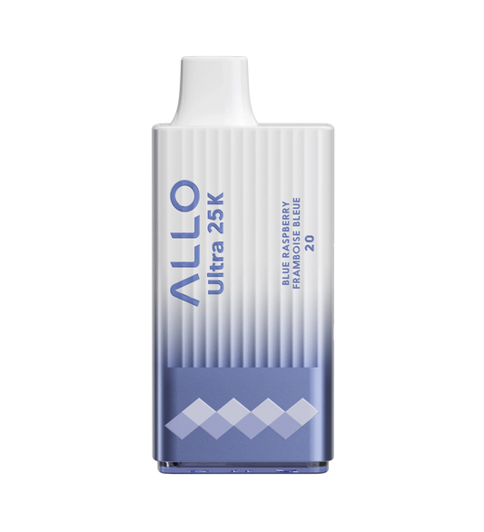 ALLO ULTRA 25K - Blue Raspberry Disposable Vape 20mg - Vapely  - Buy Vape Online Canada