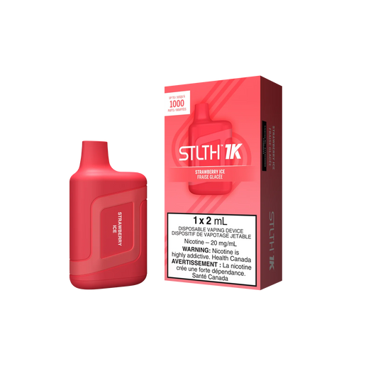 STLTH 1K - Strawberry Ice Disposable Vape