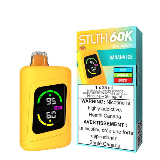 STLTH 60K - Banana Ice Disposable Vape