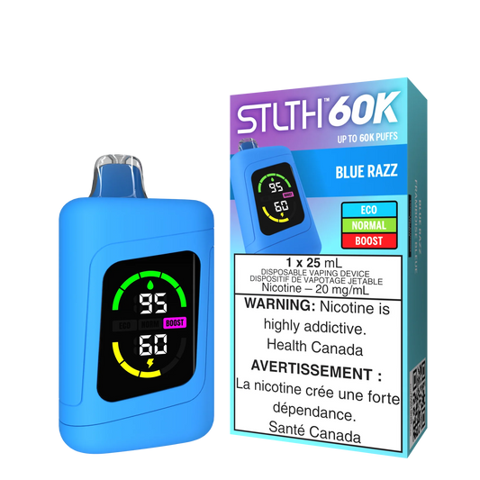 STLTH 60K - Blue Razz Disposable Vape