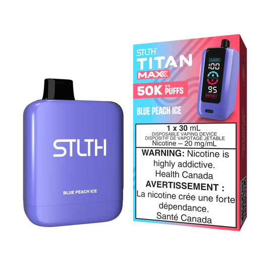 STLTH TITAN MAX - Blue Peach Ice Disposable Vape