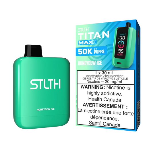 STLTH TITAN MAX 50K - Honeydew Ice Disposable Vape