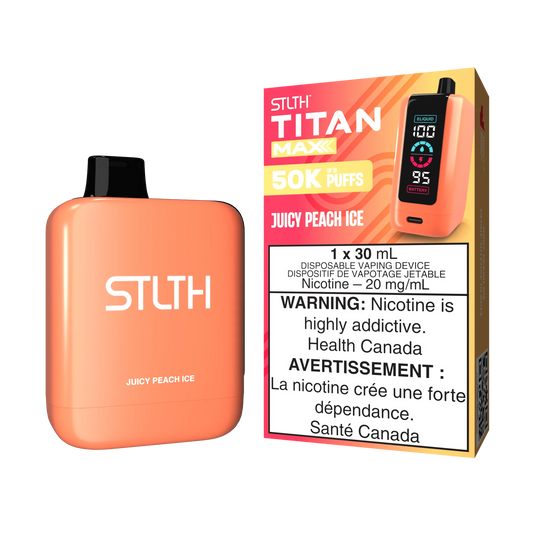 STLTH TITAN MAX 50K - Juicy Peach Ice Disposable Vape