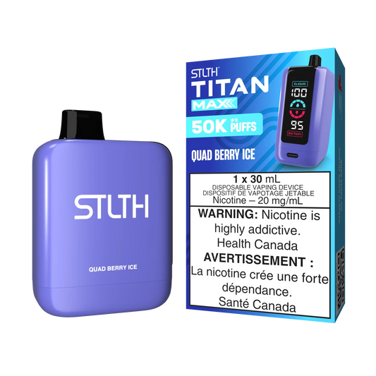 STLTH TITAN MAX 50K - Quad Berry Ice Disposable Vape