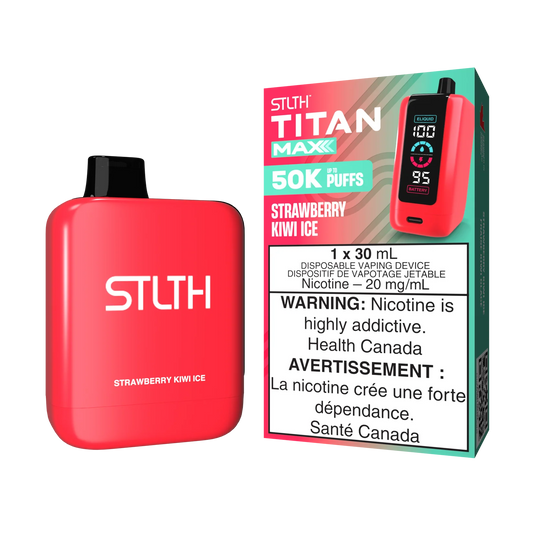 STLTH TITAN MAX 50K - Strawberry Kiwi Ice Disposable Vape