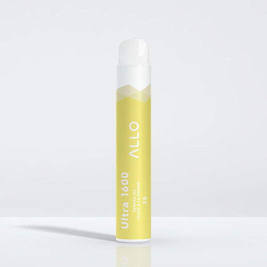 ALLO ULTRA 1600 - Banana Ice Disposable Vape 20mg - Vapely  - Buy Vape Online Canada