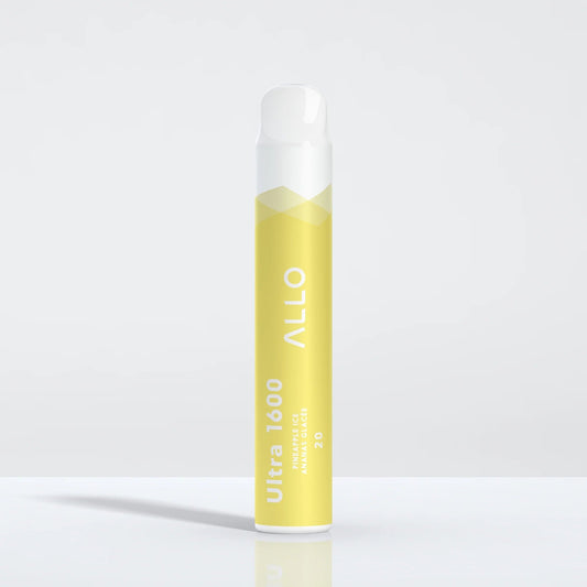 ALLO ULTRA 1600 - Pineapple Ice Disposable Vape 20mg - Vapely  - Buy Vape Online Canada