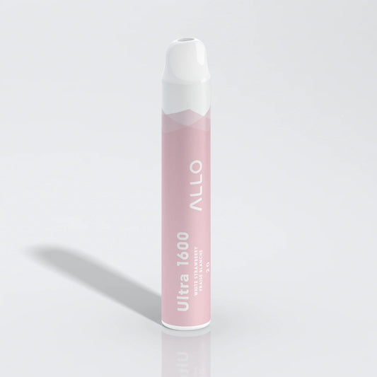 ALLO ULTRA 1600 - White Strawberry Disposable Vape - Vapely  - Buy Vape Online Canada