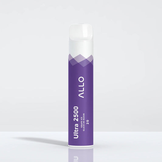 ALLO ULTRA 2500 - Grape Ice Disposable Vape 20mg - Vapely  - Buy Vape Online Canada