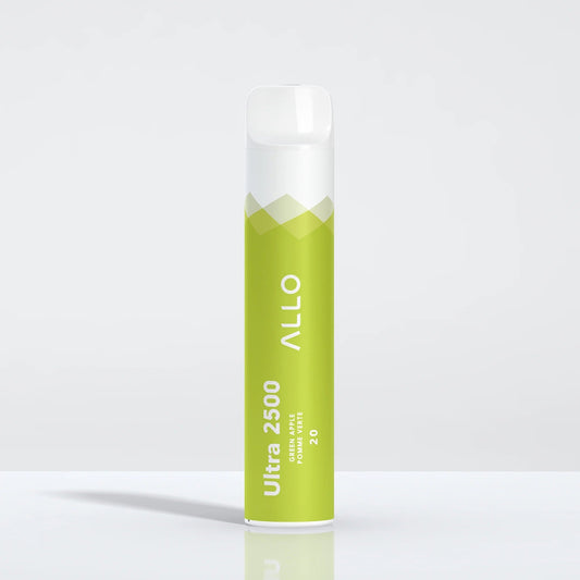 ALLO ULTRA 2500 - Green Apple Disposable Vape 20mg - Vapely  - Buy Vape Online Canada
