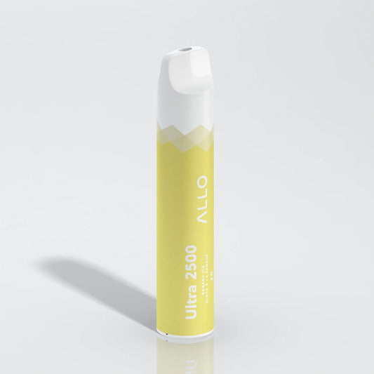 ALLO ULTRA 2500 - Banana Ice Disposable Vape 20mg - Vapely  - Buy Vape Online Canada