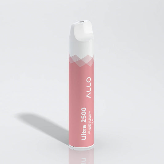 ALLO ULTRA 2500 - Strawberry Banana Disposable Vape 20mg - Vapely  - Buy Vape Online Canada