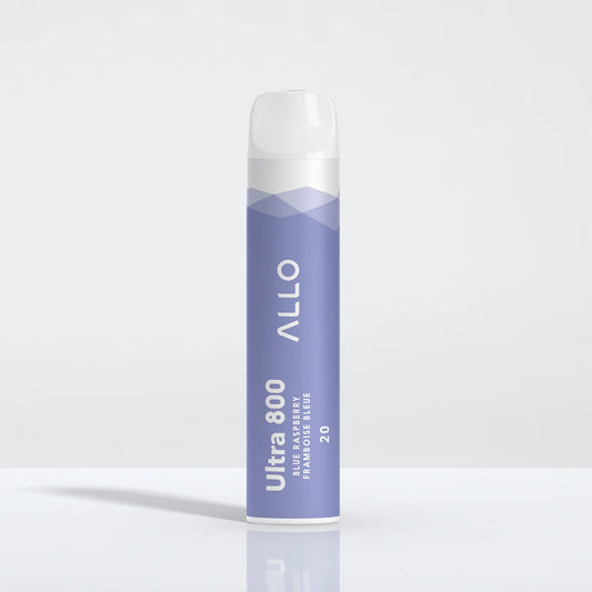 ALLO ULTRA 800 - Blue Raspberry Disposable Vape 20mg - Vapely  - Buy Vape Online Canada