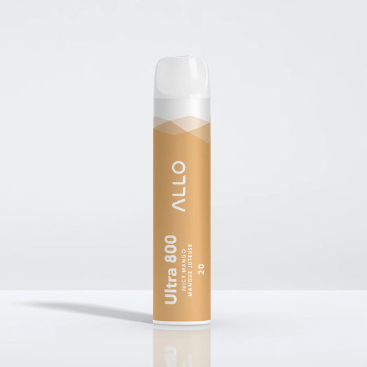 ALLO ULTRA 800 - Juicy Mango Disposable Vape - Vapely  - Buy Vape Online Canada