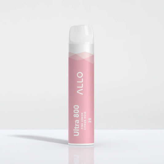 ALLO ULTRA 800 - Pink Lemon Disposable Vape 20mg - Vapely  - Buy Vape Online Canada