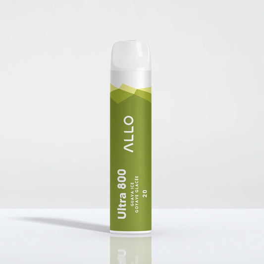 ALLO ULTRA 800 - Guava Ice Disposable Vape 20mg - Vapely  - Buy Vape Online Canada