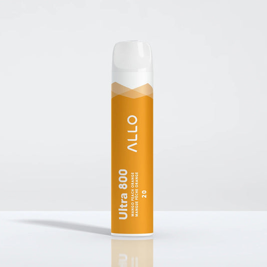 ALLO ULTRA 800 - Mango Peach Orange Disposable Vape 20mg - Vapely  - Buy Vape Online Canada