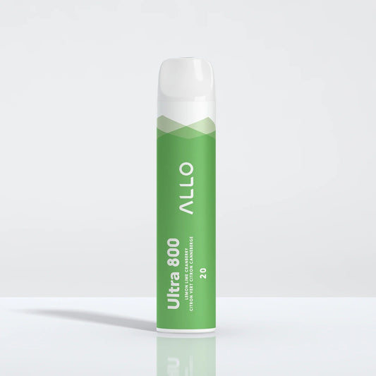 ALLO ULTRA 800 - Lemon Lime Cranberry Disposable Vape - Vapely  - Buy Vape Online Canada