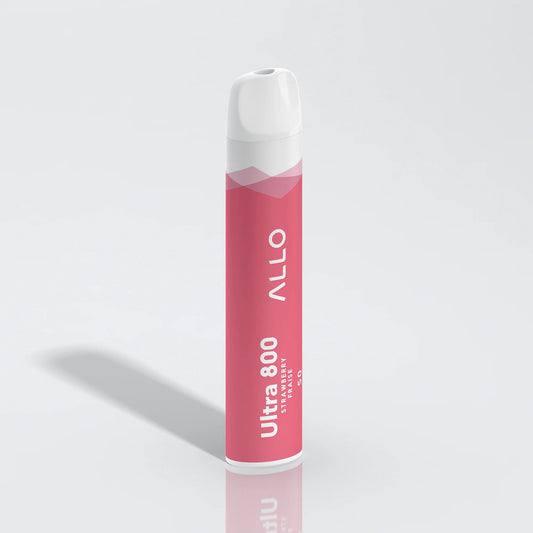 ALLO ULTRA 800 - Strawberry Disposable Vape - Vapely  - Buy Vape Online Canada