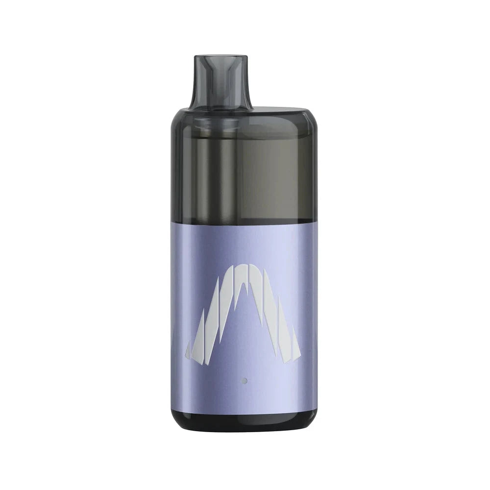 A light purple ALLO NUUD 50K INTENSE disposable vape device with a translucent black mouthpiece and a white logo on the front, set against a plain white background.