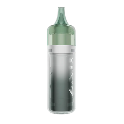 An ELFBAR BC Pro 80K Kiwi Guava Ice disposable vape featuring a translucent outer shell, a green mouthpiece, and a white internal body with a dark grey core.