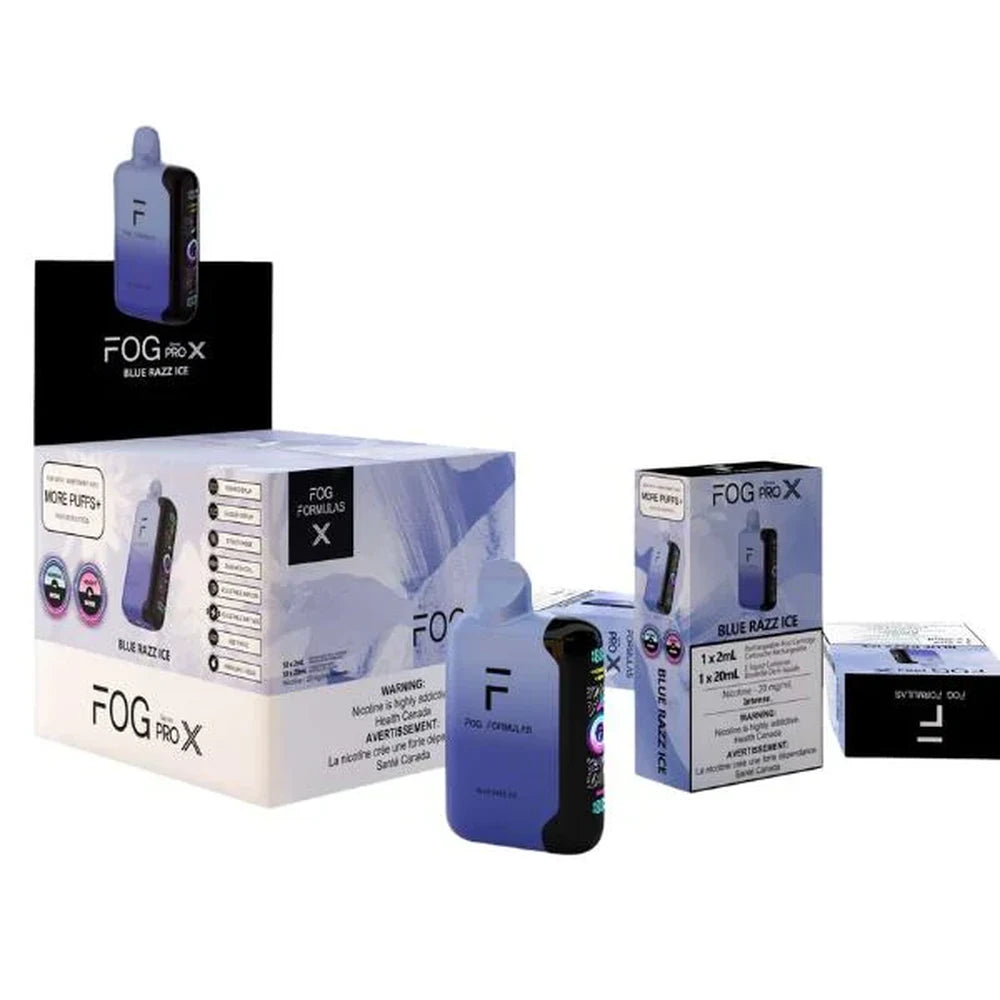 Fog Formulas Pro X 50K Blue Razz Ice 20mg Vape