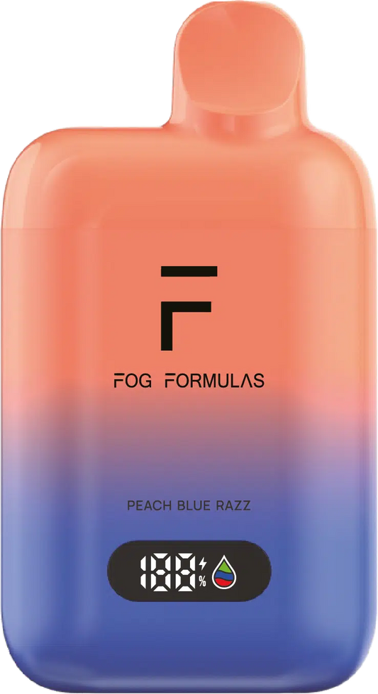 Fog formulas 15000 X - Peach Blue Razz Disposable Vape - Vapely  - Buy Vape Online Canada