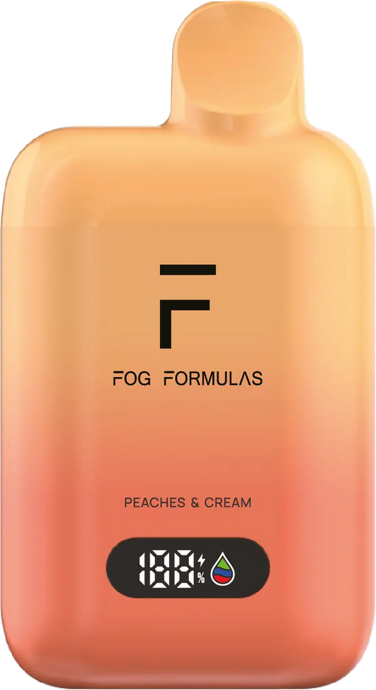 Fog formulas 15000 X - Peaches & Cream Disposable Vape - Vapely  - Buy Vape Online Canada