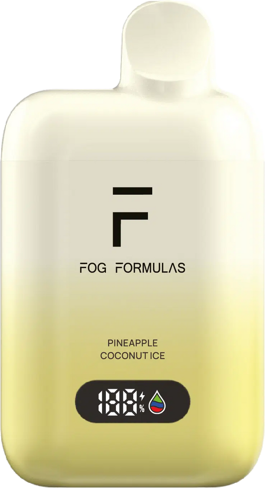 Fog formulas 15000 X - Pineapple Coconut Ice Disposable Vape - Vapely  - Buy Vape Online Canada