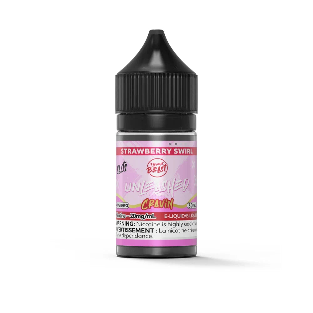 Flavour Beast Unleashed Cravin Strawberry Swirl E-Liquid Canada Vapely Flavour Beast Unleashed Cravin Strawberry Swirl E-Liquid Canada Vapely