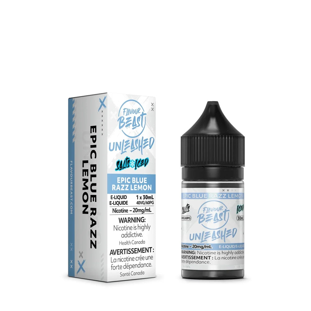 elf bar vape uk Blue Razz Ice Salt Nicotine E-Juice 30mL main image 1