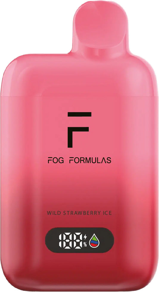 Fog formulas 15000 X - Wild Strawberry Ice Disposable Vape - Vapely  - Buy Vape Online Canada